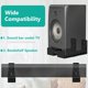 thumbnail image 3 of Soporte de pared para barra de sonido WALI Universal SLK202, negro, 3 of 8