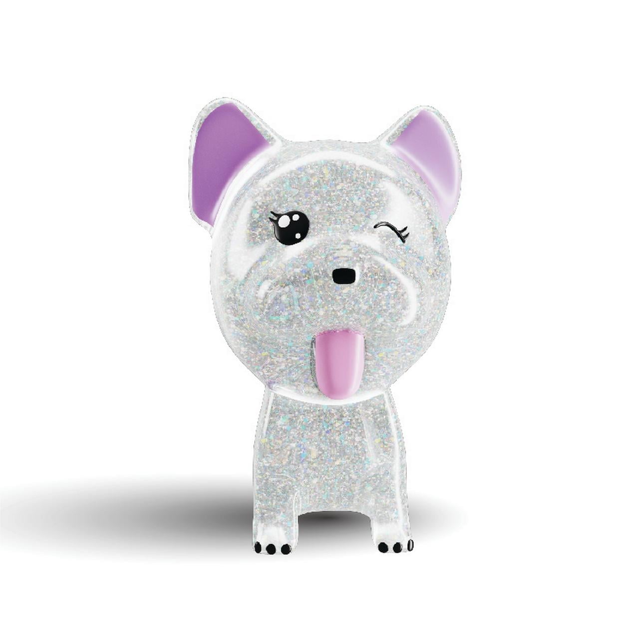 Taba Jelly Squishies Petey Puppy - FuFu Squeeze Stress Relief Toy for Kids & Adults - Stretchy & Sticky Fun Sensory Play with Decorations - Relaxing Fidget Toy for Anxiety Relief & Calming Exercise