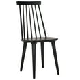 thumbnail image 6 of Safavieh Burris Traditional Wood Dining Side Chairs, Matt Black (Set of 2), 6 of 8