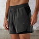 thumbnail image 5 of Pantalones cortos de running para hombre con doble capa - Nylon spandex de secado rápido, bolsillo para el teléfono - 3/4 de largo para atletismo, 5 of 7