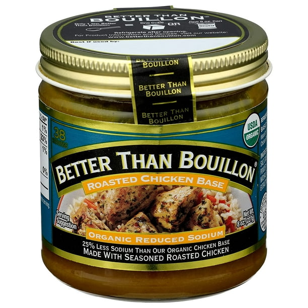 Better Than Bouillon Roasted Chicken Base Organic Reduced Sodium , 8