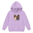 thumbnail image 4 of Gunia Kids Girls Jogger Set 2 Piece Valentine'S Day Hoodie Jogger With Leopard Print Heart Design Cozy Two Piece Outfit Toddler Kids Comfy Clothes Set Cute Outfits For Girl 2-13 Years, 4 of 6