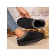 thumbnail image 6 of Women's Winter Slippers - Thickened Sole, Non-Slip, Durable for Outdoor Use - Black Winter Shoes, 6 of 10