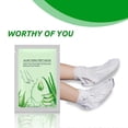 thumbnail image 2 of Foot Mask Exfoliating Feet Mask Pedicure Heels Foot Mask Aloe Vera, 2 of 4