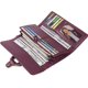 thumbnail image 5 of Cartera de mano de piel auténtica para mujer con decoración circular, tarjetero de identificación de gran capacidad, organizador 6922, 5 of 5