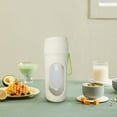 thumbnail image 3 of Portable Rechargeable Mini Blender - 2 Lids Travel Juicer with Straw & Stirring Function, USB Charged Personal Smoothie Maker, Compact Blender for Shakes Smoothies On-the-Go, 3 of 5