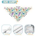 thumbnail image 6 of Dog Bandana 2 Pack,Colorful Dinosaurs Cactus Plants Pattern Bandanas for Dogs,Cat Bandana,Small/ Large Dog Bandana 2 Size,Dog Bandanas, 6 of 6
