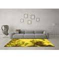 thumbnail image 3 of Ahgly Company Indoor Rectangle Abstract Yellow Modern Area Rugs, 7' x 10', 3 of 4