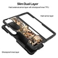 thumbnail image 4 of CoverON For Samsung Galaxy Z Fold4 / Fold 4 Phone Case, Military Grade Heavy Duty Rugged Cover Grip, Camouflage, 4 of 8