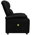 thumbnail image 3 of vidaXL Massage Chair Black Faux Leather, 3 of 10