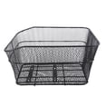 thumbnail image 1 of SHISUYAN Bike Rear Basket Waterproof Metal Wire Basket Cargo Rack Mount for Bike Riding Cycling, 1 of 9