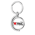 thumbnail image 1 of I Love Italy Mot Amour Coeur Illustration Rotation Porte-Clés Porte-Clés en Métal, 1 of 2