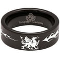thumbnail image 5 of Welsh Dragon Tungsten Carbide Ring, 5 of 9
