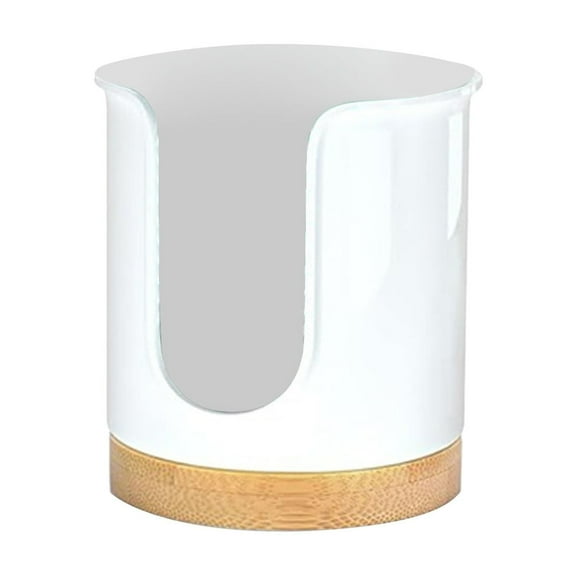 Uanit Bathroom Cups Dispenser - Disposable Paper & Plastic Bathroom Cups Holder - Mouthwash Cups Dispenser for Bathroom, Guest Toiletries, Countertop - BPA Free, Kids Safe