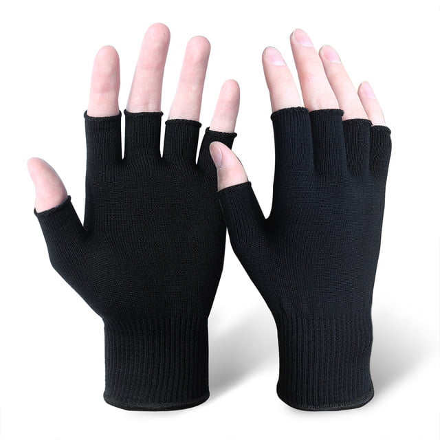 EvridWear Silk Knit Gloves ECO-Friendly Liner Anti-UV All Season L/XL) - Walmart.com