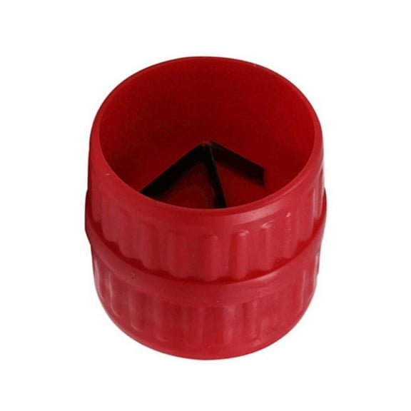 Apooke Inner & Outer Pipe Reamer Tool Professional Metal Chamfering Device 3/16" -1-1/2" (5-38MM)(Red) PVC Pipe Deburring Tool
