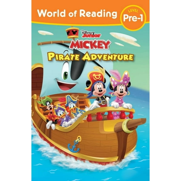 World of Reading Mickey Mouse Funhouse: World of Reading: Pirate Adventure, (Paperback)
