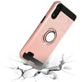 thumbnail image 3 of GSA Brushed Case with Ring Stand for LG K22 & K32 - Rose Gold/Black, 3 of 4