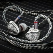 KBEAR TB-PRO in Ear Monitor Headphones, 10mm PU+PEEK+Dome DD High Resolution Ear Buds Wired, HiFi IEMs Noise Cancelling Headset with Detachable Cable In Ears for Musicians, Singers, Audio Engineer