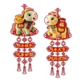 thumbnail image 4 of Decoración de año Nuevo Chino 2026, colgante para puerta de entrada, decoración tradicional del año para pared del porche y celebración estilo C, 4 of 8
