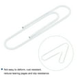 thumbnail image 4 of Unique Bargains Paper Clips 2 Inch Vinyl Coated with Box for Office Home White Count 100, 4 of 6