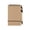 Black x 1+Grey x 1+Khaki x 1+Coffee x 1, variant on Mobile Notebook, 4Pc Solid Color Flip-Up Eco-Friendly Blank Sticky Notebook 50 Sheets Per Book, By TINGXIN