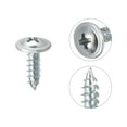 thumbnail image 4 of Uxcell Tornillos Autoperforantes de Cabeza Phillips, #8 x 1/2" Tornillo de Acero al Carbono para Madera y Metal de 100 Paquetes, 4 of 5