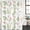 Green, variant on Pink Green Botanical Shower Curtain Set - Small 36" x 72" Washable Bathtub Curtain with 12 Hooks, Spring Watercolor Floral Leaf Plant Waterproof Fabric Stall Shower Curtains for Bathroom Décor