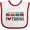 White and Red, variant on Inktastic I Love Trains Boys or Girls Baby Bib