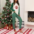 thumbnail image 5 of LIZUOJUN Women's Pajama Sets Long Sleeve Pants Sleepwear 2 Piece Lounge Set Soft Comfortable Breathable Pjs Loungewear Striped Christmas Print Pajama Holiday Sleepwear - S, 5 of 7