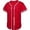 Red, variant on Zylarhe Mens Summer Shirts, Men Short Sleeve Baseball Casual Training Sports Top Lightweight Open Front Hoodie Red S