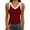 Wine, variant on Ribbed Tank Tops for Women Fitted Ribbed Workout Tank Tops Tight Fit Workout Tees and Tanks Women's Athletic Sleeveless Tops Wide Strap Ribbed Tank Tops Green L