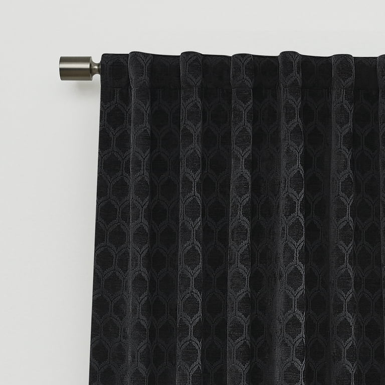 Better Homes & Gardens Jacquard Velvet Blackout Panel photo 2