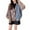 A-Beige118, variant on Women Cardigans Button Up Front Denim Patchwork Knitted Sweater Cardigan Casual Loose Fit Long Sleeve Trendy Streetwear Outwear