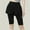 Black, variant on Hauaitttt Women Two Piece Sports Five Minute Pants for Fitness Yoga Running Quick Drying In Summer Exposure and Loose Five Minute Pants for Outer Wear Crazy Yoga Clothes for Women Outfits Lift