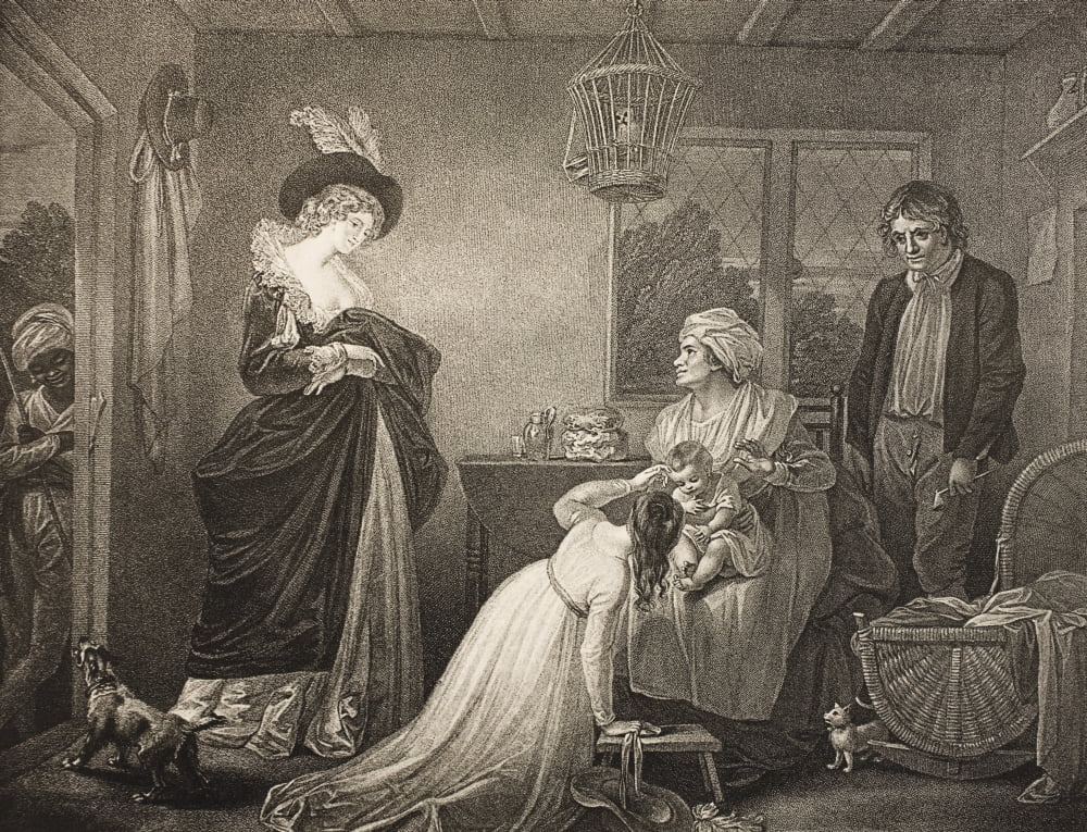 As You Like It Act Ii Scene Vii The Seven Ages Of Man First Age From The Boydell Shakespeare Gallery Published Late 19Th Century After A Painting By Robert Smirke Canvas Art - Ken Welsh Design Pics (