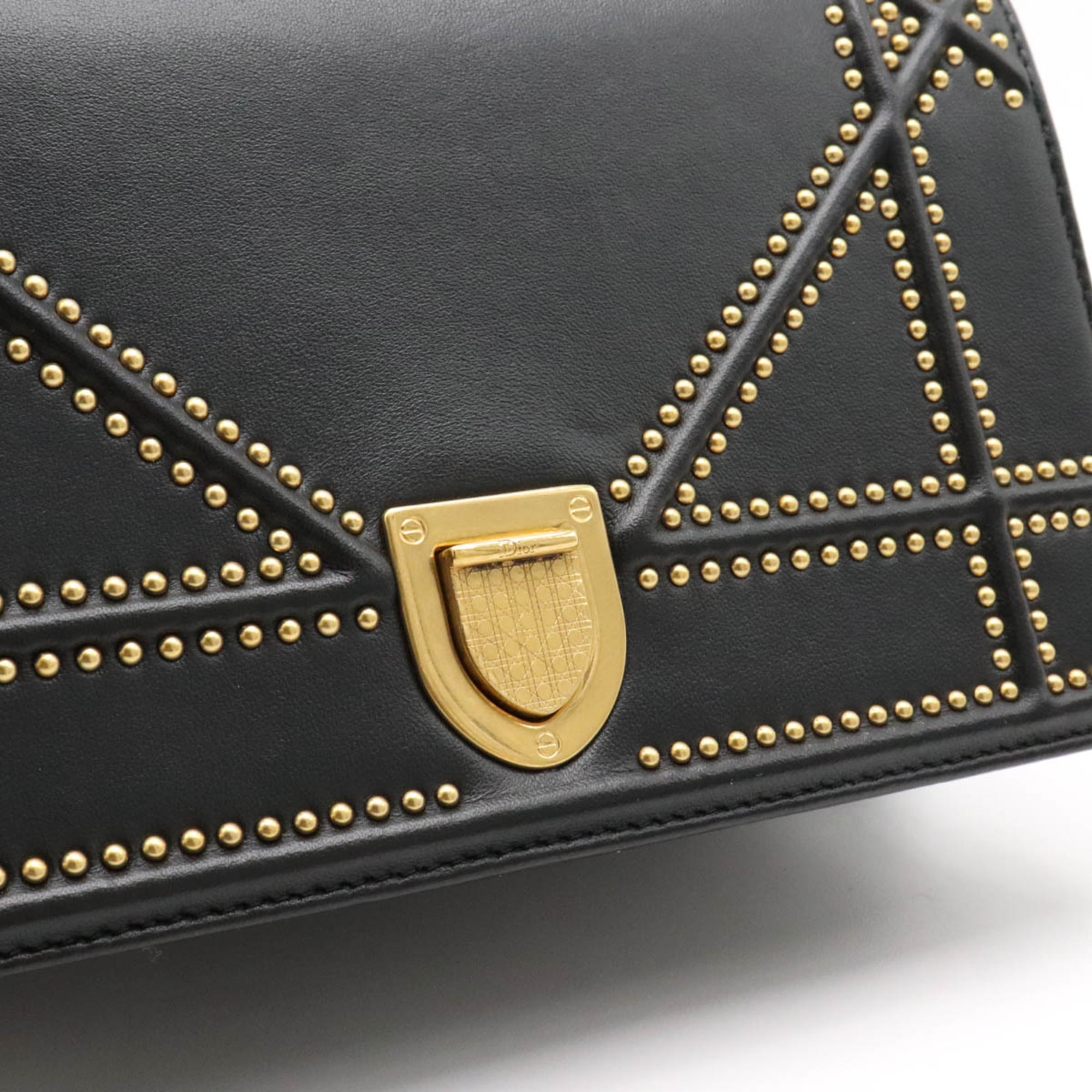 Christian Dior Diorama Small Leather Shoulder Bag