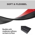 thumbnail image 5 of Door Draft Stopper Weather Strip, Under Door Draft Blocker Door Sweep Seal Strip for Exterior Interior Doors, Door Gap Filler Bottom Noise Block Draft Guard Insulator 39" L x2 W Black, 5 of 6