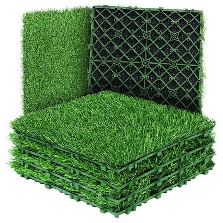 Artificial Grass Puppy Pee Pad for Dogs and Small Pets, Grass Patch for Dogs Potty, Dog Pee Grass, 12"X12" Reusable Training Potty Pad, Indoor and Outdoor Potty Training Mat