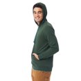 thumbnail image 3 of Eco-Cozy Chandail à Capuchon en Molleton, S, Vert Varsity, 3 of 4