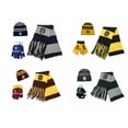 thumbnail image 2 of Gorro de Cosplay de Halloween, Escuela mágica, pañuelo para el cuello, Ravenclaw, Slytherin, Hufflepuff, Invierno, 2 of 4