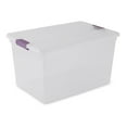 thumbnail image 2 of Sterilite 66 Qt Latch Lid Tote, 6 Pack, and 27 Qt Latch Lid Tote Bins, 6 Pack, 2 of 11