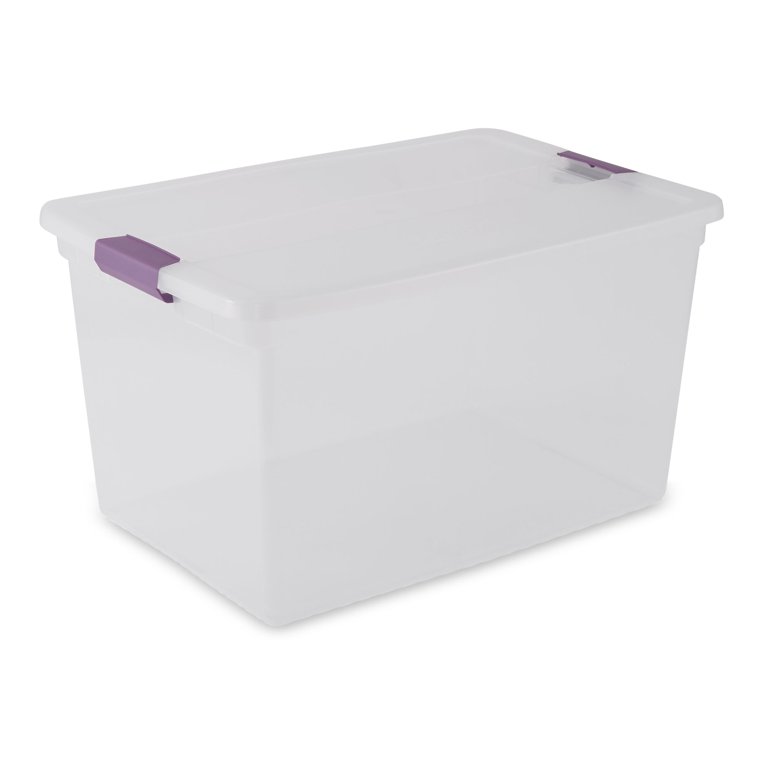 TOKISTAR ソフトボックス Sterilite 66 Qt Latch Lid Tote 6pk & 27 Qt Latch Lid Tote 6pk