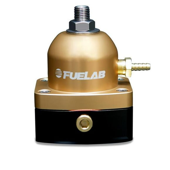 Fuelab 51502-5 EFI Adjustable FPR 25-90 PSI 2-6AN In 1-6AN Return&#44; Gold