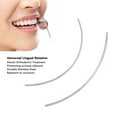 thumbnail image 3 of Lower Lingual Retainer,  Universal Lingual Retainer Mesh Base Professional Stainless Steel U Shape Easy Install 2pcs  for Clinic, 3 of 7
