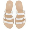 thumbnail image 7 of Gallery Seven Tri-Strap Slide Sandals for Women, 7 of 7