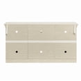 thumbnail image 3 of 60" TV Stand for 65"TVs, Wood Media Console Table, Entertainment Center with 2 Barn Doors,Adjustable Shelves, Farmhouse Under TV Table for Living Room, 3 of 9
