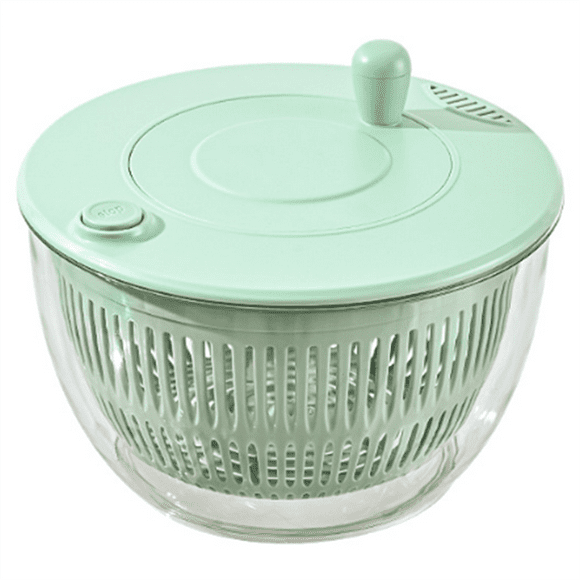 Salad Spinner Large, Vegetables Fruits Wash Bowl,Lettuce Spinner Pasta and Fries Dryer with 5 Blades,Kitchen Colander