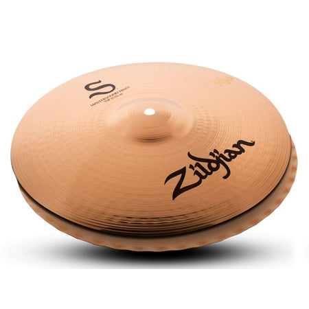 Zildjian S Series 13  Mastersound Hi-Hats Choose 13” diameter for more control and articulation  or 14” diameter for Zildjian S Series Mastersound Hi-hats feature a hammered outer edge bottom cymbal  which not only prevents air lock  but creates a lively  fast “chick” sound and an overall balanced tonal presence. S Zildjian is an expressive family of cymbals with a balanced frequency response  making it suitable for a variety of musical styles. It features a B12 alloy coupled with cutting edge modern manufacturing techniques that produce a cymbal capable of a wide range of musical expression. Choose 13” diameter for more control and articulation  or 14” diameter for a versatile range of frequencies and full-bodied response. B12 Alloy 88% Copper  12% Tin – produces the perfect balance of low  middle  and high frequencies. Fully Lathed Top and bottom lathing – crafted to perfection in weight  feel  and sound. Extensive Hammering Gives these cymbals a dialed-in sonic response throughout all dynamic ranges. Brilliant Finish Invented by Zildjian  the striking brilliant finish helps open up the sound  providing a bright and shimmery tone. Features: Hammered outer edge bottom cymbal Prevents air lock and creates a lively fast  chick  Overall balanced tonal presence 13” diameter for more control and articulation 14” diameter for a versatile range of frequencies and full-bodied response Get your Zildjian S Series Mastersound Hi-hats today at the guaranteed lowest price from Sam Ash Direct with our 45-day return and 60-day price protection policy.a versatile range of frequencies and full-bodied response. An exhaustive two-year research and design project by the Zildjian Sound Lab results in a modern cymbal voice from the legendary Zildjian Company. S Zildjian is an expressive family of cymbals with a balanced frequency response  making it suitable for a variety of musical styles. It features a B12 alloy coupled with cutting edge modern manufacturing techniques that produce a cymbal capable of a wide range of musical expression. B12 Alloy 88% Copper  12% Tin – produces the perfect balance of low  middle  and high frequencies. Fully Lathed Top and bottom lathing – crafted to perfection in weight  feel  and sound. Extensive Hammering Gives these cymbals a dialed-in sonic response throughout all dynamic ranges. Brilliant Finish Invented by Zildjian  the striking brilliant finish helps open up the sound  providing a bright and shimmery tone. Get your Zildjian S Mastersound Hi Hat Pair today at the guaranteed lowest price from Sam Ash Direct with our 45-day return and 60-day price protection policy.