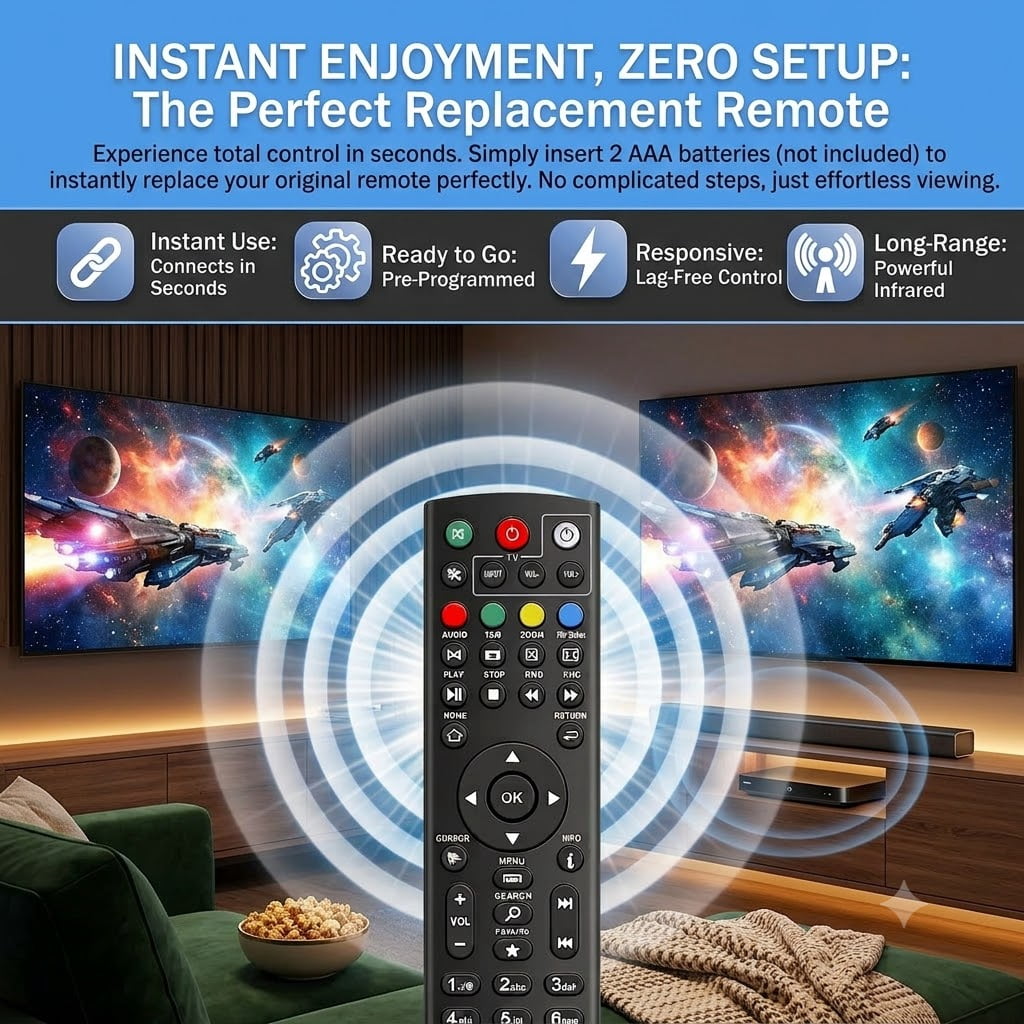 Superbox Remote Control Compatible with Octastream Q1, Elite II, MAX IV, and Superbox S1, S2, S3, S4, S5 Pro, S5 Max